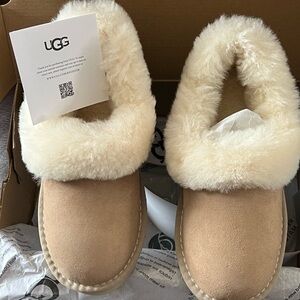 UGG Tan Sheepskin Slippers